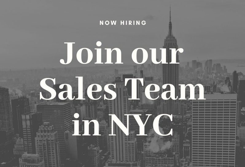 join our sales team in NYC